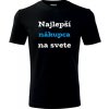 Čierne tričko najlepší nákupca na svete - darček pre nákupcu XL