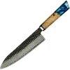 IZMAEL Damaškový kuchynský nôž Airi Chef/Tmavo Modrá 20.2 cm