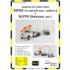 Papierový model - Oplenová súprava Tatra T2-148 NTP s HIAB 670 a príves DAV-7