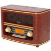 Retro sieťové rádio FM Bluetooth 5.0 Adler AD1187 Pamäť 30 staníc