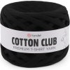 Pletacia priadza Cotton Club 310 g - 1 ks - čierna - 6 (7300) čierna