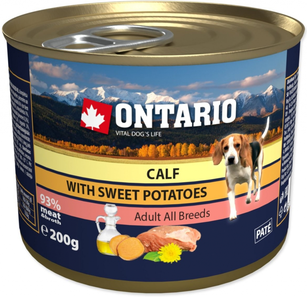 Ontario Calf, Sweetpotato, Dandelion and linseed oil 200 g