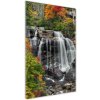 Vertikálny foto obraz akrylový Vodopád jeseň 50x100 cm
