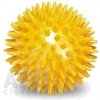 GYMY MASÁŽNA LOPTIČKA - ježko 8 cm žltá, priemer 8 cm 1x1 ks