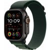 Apple Watch Ultra 2 GPS + Cellular, 49mm černé titanové pouzdro s tmavě zeleným páskem Alpine M