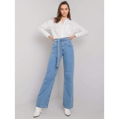 Fprice dámske široké džínsy SP-303 jeans sv.modrá