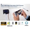 Full HD mini pinhole 10mm WiFi/P2P kamera - Fisheye 145°+IR LED