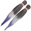 X-Pression Ultra Braid 2v1 100% kanekalon ombré sivá-svetlá sivá-modrá TG/TR/BL