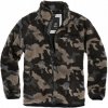 Tmavo maskáčová pánska bunda Brandit Teddyfleece Jacket 4XL