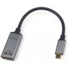 PremiumCord Adaptér USB-C na HDMI rozlišení obrazu 8K@60Hz,4K@144Hz Aluminium 20cm ku31hdmi24