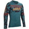 LEATT Cyklistický dres s dlhým rukávom letný - MTB GRAVITY 4.0 - fialová M
