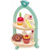 Nádobí do dětské kuchyňky Tender Leaf Dřevěný stojan na zákusky Birdie Afternoon Tea Stand (TL8242)