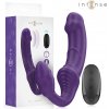 Intense - jill double vibrator 20 cm purple remote control