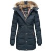 Marikoo LIEBLINGS JACKE Dámska zimná bunda s kapucňou, navy - XL