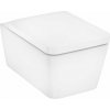 Hansgrohe EluPura Q Závesné WC s doskou SoftClose, Rimless, AquaChannel Flush, biela 60293450-HG