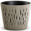 Prosperplast Kvetináč SANDY ROUND ECO WOOD naturo 18,9 cm