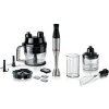 Bosch Haushalt ErgoMaster Serie 6 tyčový mixér 1200 W s odmerkou, s mixovacou nádobou, multifunkčné, sada metličiek na šľahanie, bez BPA nerezová oceľ, čierna; MSM6M8X1