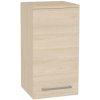 Mereo, Mereo Bino kúpeľňová skrinka horná 63 cm, pravá, Multidecor, Javor Hard šampanský, MER-CN696JHS2