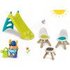 Smoby detský stôl Piknik, 2 stoličky KidChair a šmykľavka Toboggan XS a Disney vedro set 880200B-3