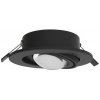 MEGATRON LED vstavané reflektory Planex Powerlens, 4,8 W, čierne - MT76332