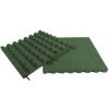 Playground System Gumová doska 50 x 50 cm zelená - výška pádu 1,3m (síla 40mm, raster 28 mm)