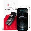 Forcell Flexible 5D Full Glue hybridne sklo, iPhone 12 Pro Max, čierne 5903396158100