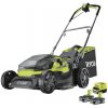 18V One+ kosačka na trávu, záber 37 cm, kôš 45 l, mulčovanie, 2x 2,5 Ah akumulátor, nabíjačka RYOBI RY18LMH37A-225