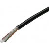 DATACOM UTP drôt CAT6 PE 100m čierny OUTDOOR 1359