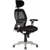 Kancelárska stolička SATURN NET čierna - 1 kus - 1 KS - - áno - synchro - 5 - 8 hodiny - sieťovina / textília - sieťované - áno - 57 - hliníkový - kancelárska stolička - 36 mesiacov - Office Pro - Čie