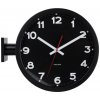 Obojstranné nástenné hodiny 5966BK Karlsson 38cm (8714302733673)
