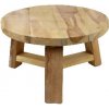 Van der Leeden Stojan na kvety TEAK, prírodný, pr.40x20cm (DOPREDAJ)|Van Der Leeden 1915