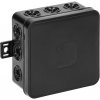 Čierna rozvodná skriňa IP54 85x85x41mm