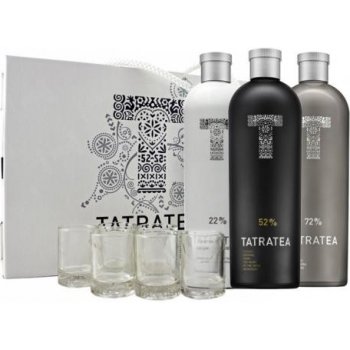 Tatratea 22%-72% 3 x 0,7 l (darčekové balenie kufrík + 6 pohárov) od 51,97  € - Heureka.sk
