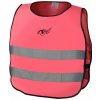Výstražná detská vesta S.O.R. - 53 cm, ružová