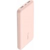 BELKIN BOOST CHARGE powerbanka s portami 2× USB / USB-C - 10 000 mAh - ružová BPB011btRG - možnosť vrátiť tovar ZADARMO do 30tich dní