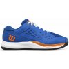 Juniorská obuv Wilson Rush Pro Ace Jr - deja vu blue/orange tiger/white - Modrý (38)