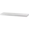 Autronic Polička nástenná 90 cm, MDF, farba biely vysoký lesk, baleno v ochranej fólii P-013 WT
