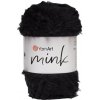 YarnArt Mink Čierna 346