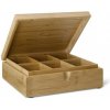 Bredemeijer Box na čaj 6 přihrádek bambus