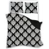 Faro Bavlnené obliečky GLAMOUR 007 160x200 cm čierne/biele