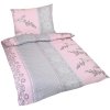 Bellatex bavlna obliečky ružovosivý ker 140x200 70x90