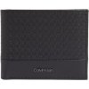 Pánska kožená peňaženka Calvin Klein - Nano Mono Bifold 5CC W/Coin /Čierna
