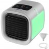 tectake 406080 vzduchový chladič frosty s led osvetlením, 2 chladiace stupne, 8w - šedá
