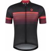 Exkluzívny cyklodres Rogelli HERO II s krátkym rukávom, čierno-červený