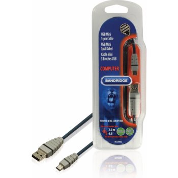 Bandridge BCL4402 mini USB Kábel A-B 2m