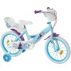 Huffy Frozen - Ľadové kráľovstvo 16 modré detské kolo + reflexná sada