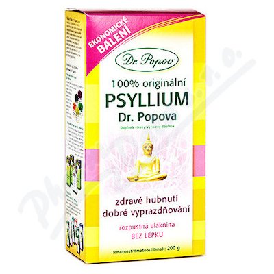 Dr.Popov Psyllium indická rozpustná vláknina 200g