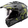 LS2 prilba PIONEER II MX702 Crazy black/hi-vis yellow - 2XL