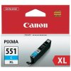 Canon CLI-551 XL C originálny cartridge cyan pre Pixma iP7250, MG5450, MG6350 veľká