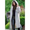 Fashionweek Dlhý Kardigan s kapucňou HONEY Farba: svetlo šedá, Veľkosť: Universal
